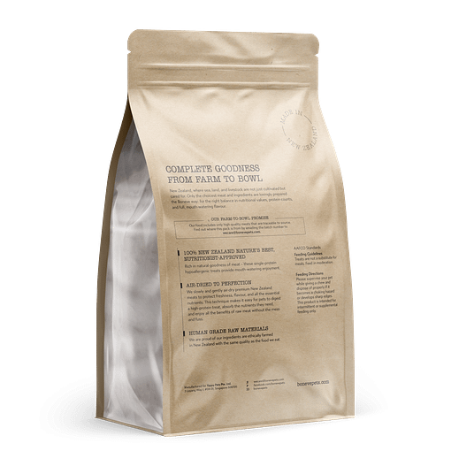 Boneve Grain-Free Air-Dried Free-Range Grass-Fed Beef Paddywhacks Treat for Dogs 100g - Image 2