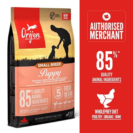 ORIJEN Small Breed Puppy Dry Food (2 Sizes)