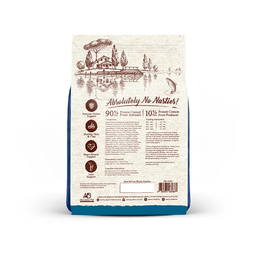 Absolute Bites Wild Age Dry Cat Food - Salmon (2 Sizes) - Image 2