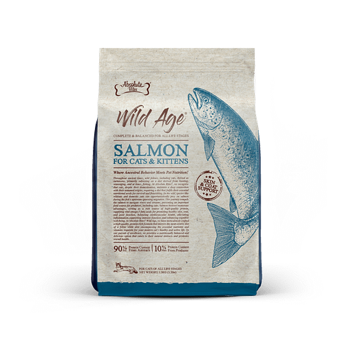 Absolute Bites Wild Age Dry Cat Food - Salmon (2 Sizes)