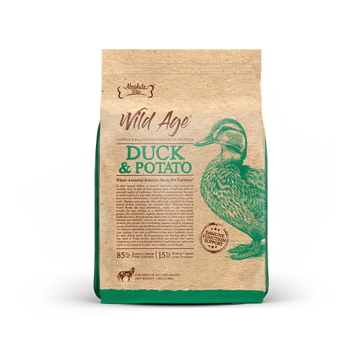 Absolute Bites Wild Age Dry Dog Food - Duck & Potato (2 Sizes)
