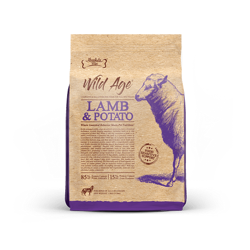 Absolute Bites Wild Age Dry Dog Food - Lamb & Potato (2 Sizes)
