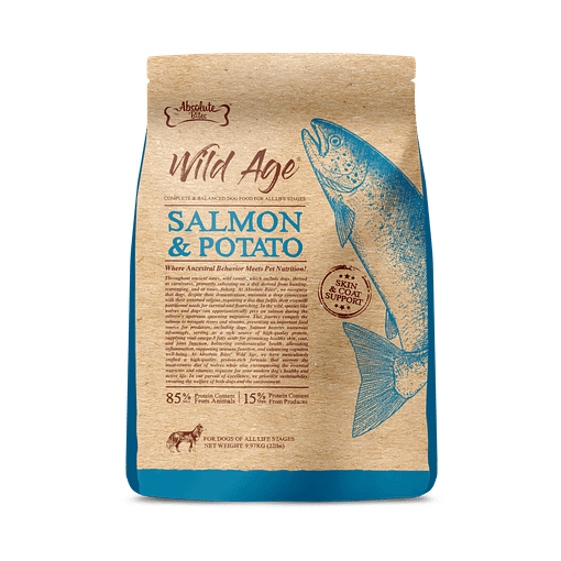 Absolute Bites Wild Age Dry Dog Food - Salmon & Potato (2 Sizes)