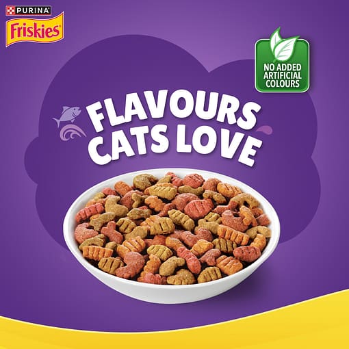Purina FRISKIES Surfin Favourites Dry Cat Food 1kg - Image 5