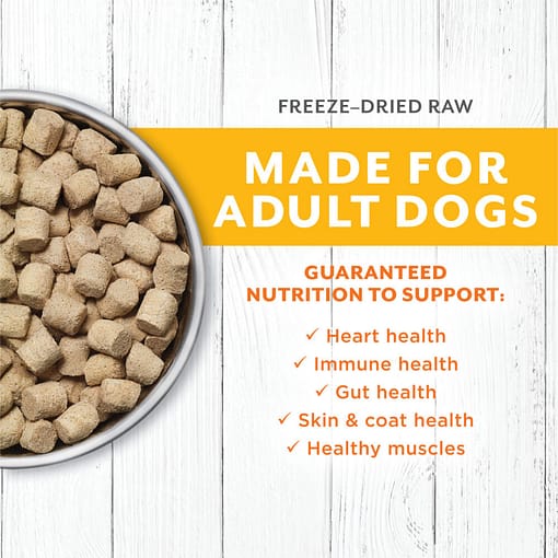 Instinct Raw Longevity 100% Freeze-Dried Raw Meals Cage-Free Chicken Recipe Dog Food 9.5 oz - Image 3