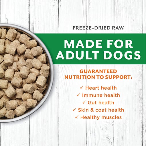 Instinct Raw Longevity 100% Freeze-Dried Raw Meals Grass-Fed Lamb Recipe Dog Food 9.5 oz - Image 3
