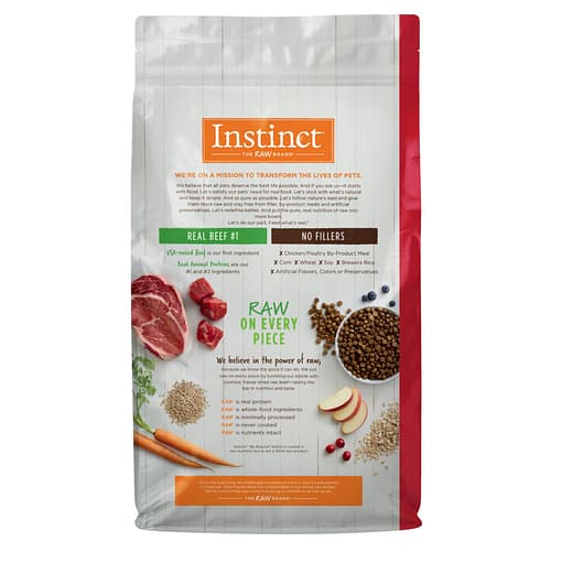 Instinct Be Natural Real Beef & Barley Recipe Dry Dog Food 25lb - Image 2