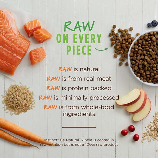 Instinct Be Natural Real Salmon & Brown Rice Recipe Dry Dog Food 24 lb - Image 4
