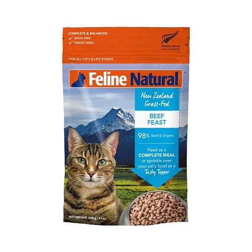 Feline Natural Beef Feast Freeze-Dried Cat Food 320g