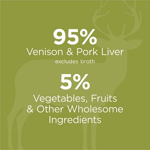 Instinct Original Grain-Free Pate Real Venison Recipe Canned Cat  Food 155g - Image 3