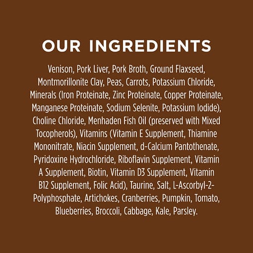 Instinct Original Grain-Free Pate Real Venison Recipe Canned Cat  Food 155g - Image 6