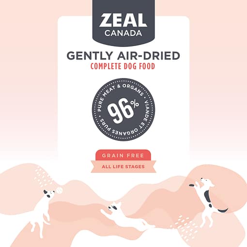 Zeal Canada Gently Air-Dried Salmon Recipe Dry Dog Food [Wt : 1lb/454 g] - Image 2