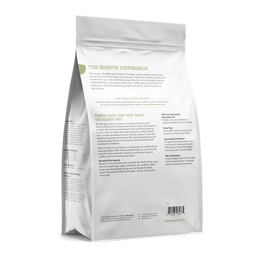 Boneve Freeze Dried Chicken & Salmon for Cats (2 Sizes) - Image 13