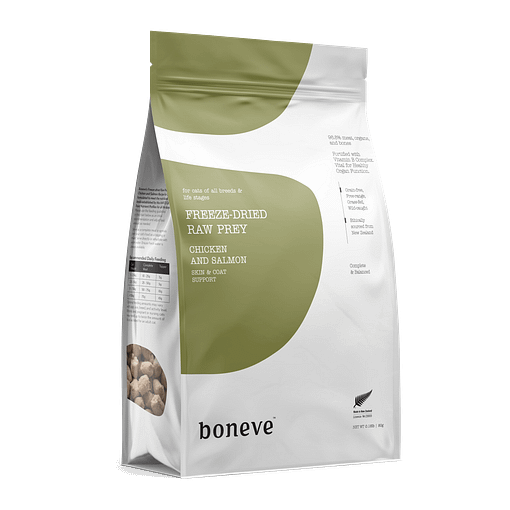 Boneve Freeze Dried Chicken & Salmon for Cats (2 Sizes)
