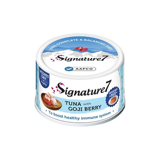 Signature7 Tuna With Goji Berry Pate (Wednesday) Cat Canned Food 80g