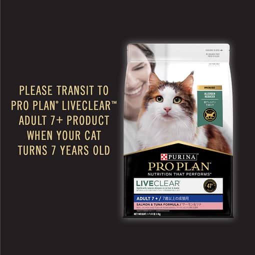 Purina PRO PLAN Adult LIVECLEAR Indoor Hairball Control Chicken Formula Dry Cat Food  3kg - Image 13