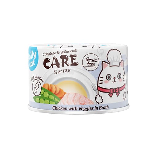 Jollycat  Hip & Joint Care Chicken with Veggies in Broth Wet Cat Food 80g