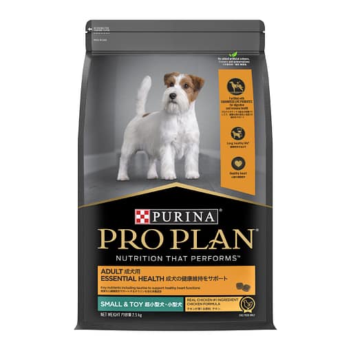Purina PRO PLAN Adult Small & Toy Breed Chicken Formula with Probiotics and Prebiotics - Dry Dog Food (2 Sizes)
