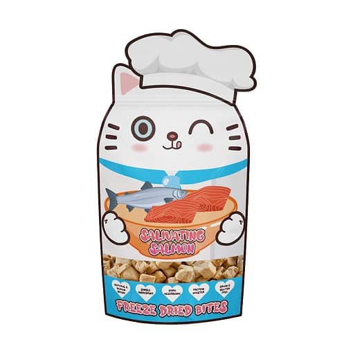 Jollycat Salivating Salmon Freeze Dried Bites Cat Treats 30g