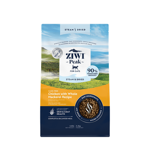 Ziwi Peak Steam Dried Chicken with Whole Mackerel Dry Cat Food (2 Sizes) - Image 10