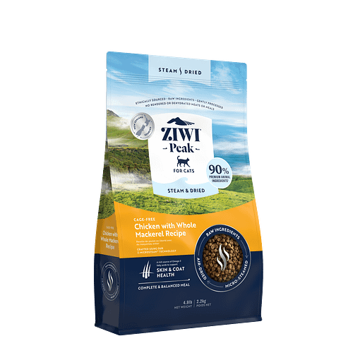 Ziwi Peak Steam Dried Chicken with Whole Mackerel Dry Cat Food (2 Sizes) - Image 11