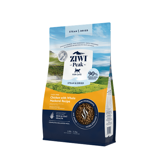 Ziwi Peak Steam Dried Chicken with Whole Mackerel Dry Cat Food (2 Sizes) - Image 13