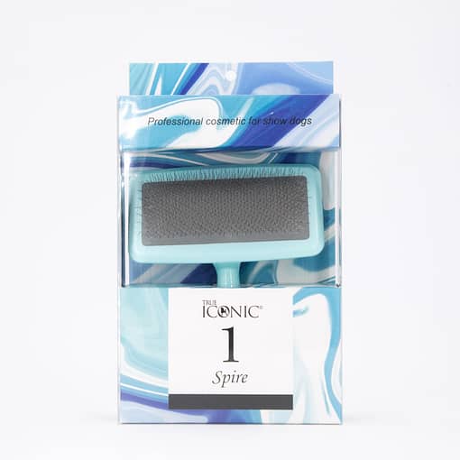True Iconic Spire Slicker Brush [Color : Blue]