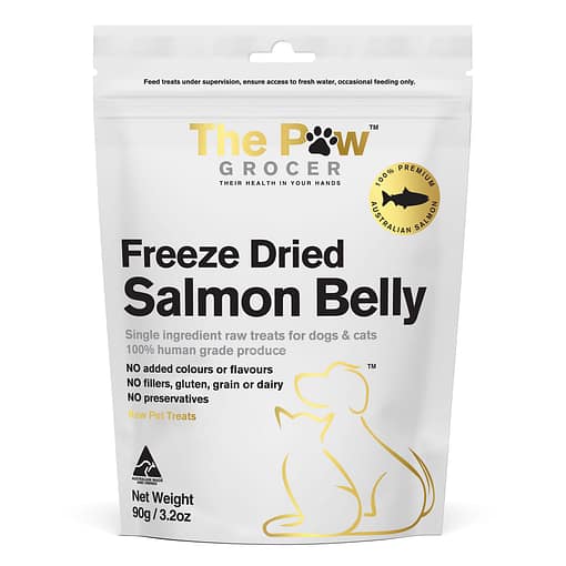 The Paw Grocer - Freeze Dried Salmon Belly Cat & Dog Treats 90g