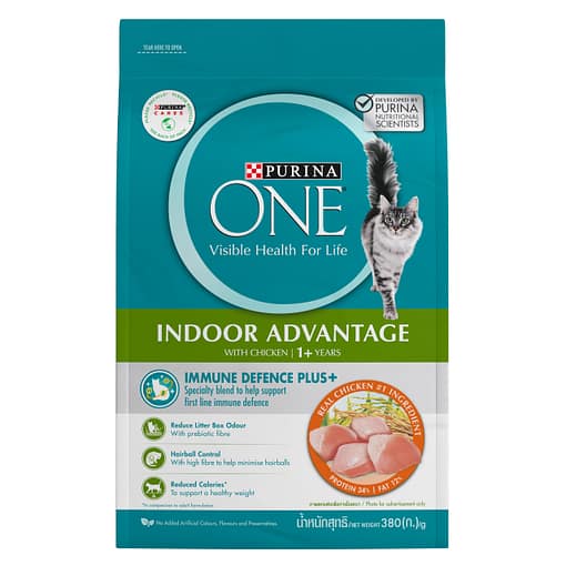 PURINA ONE Indoor Advantage Immune Defence Plus - Chicken Dry Cat Food (2 sizes)