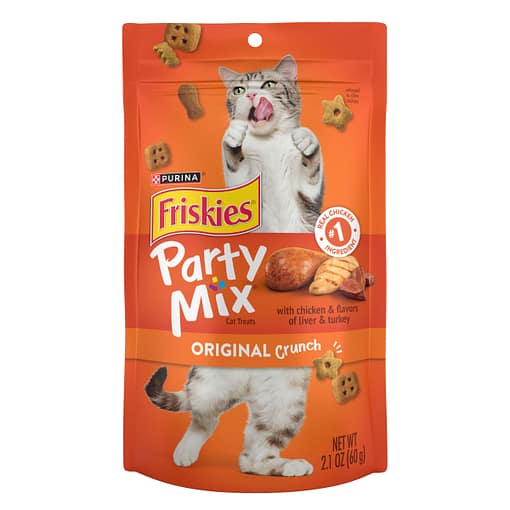Purina FRISKIES Party Mix Original Crunch Cat Treats 60g
