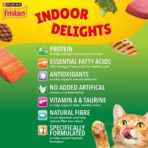 Purina FRISKIES Indoor Delights Dry Cat Food 1Kg - Image 4