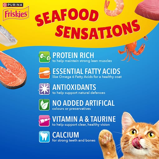 Purina FRISKIES Seafood Sensations Dry Cat Food (2 Sizes) - Image 5