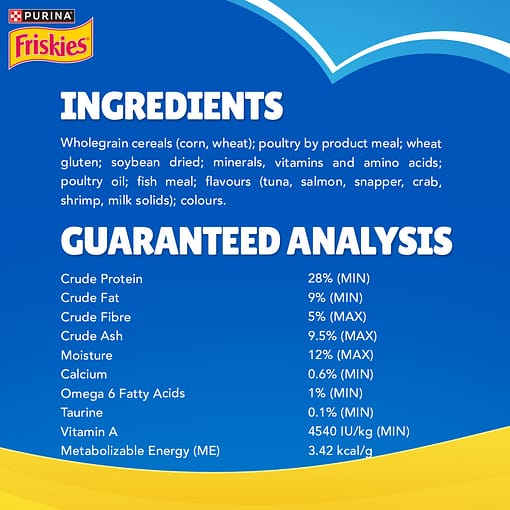 Purina FRISKIES Seafood Sensations Dry Cat Food (2 Sizes) - Image 7