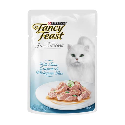 Purina Fancy Feast Inspirations Tuna, Courgette & Wholegrain Rice Wet Cat Food 70g
