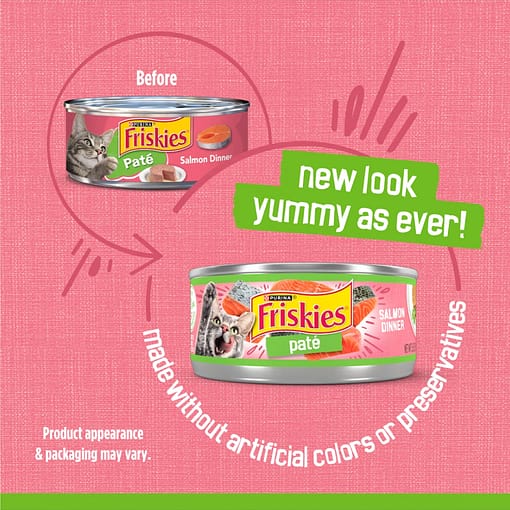 Purina FRISKIES Salmon Dinner Wet Cat Food 156g - Image 4