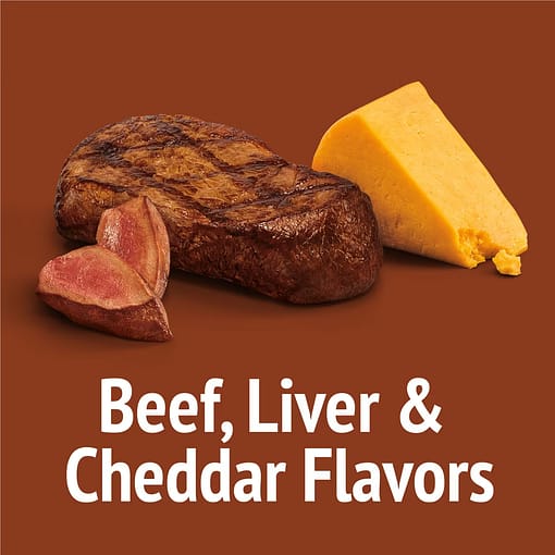 Purina FRISKIES Party Mix Wild West Crunch Beef, Liver & Cheddar Flavors Cat Treats 60g - Image 2