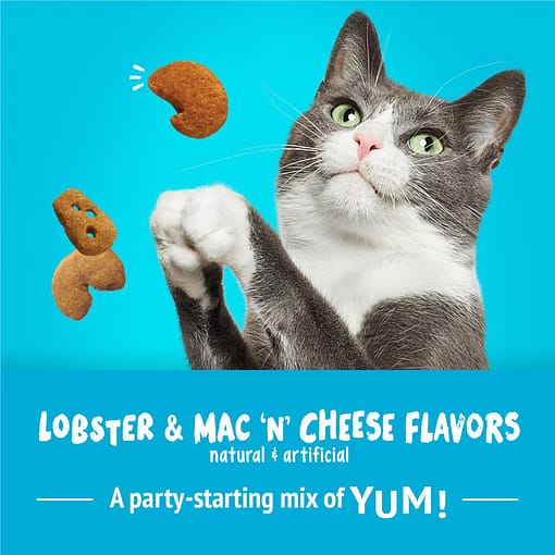 Purina FRISKIES Party Mix Lobster & Mac ‘N’ Cheese Flavors Cat Treats 60g - Image 5
