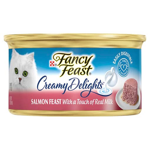 Purina Fancy Feast Creamy Delights Salmon Wet Cat Food 85g