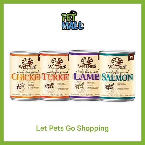 Wellness 95% Grain-Free Canned Dog Food 374g