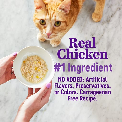 Wellness Appetizing Entrees Shredded Chicken & Duck Recipe Wet Cat Food (1.4oz) - Image 7