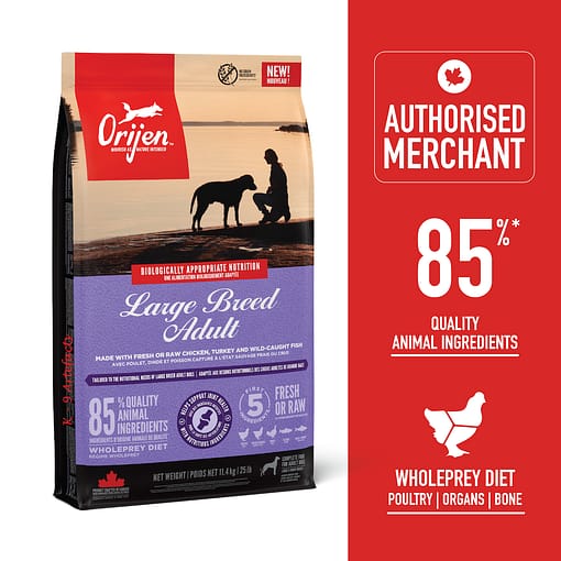 ORIJEN Freeze-Dried Infused Adult Large Breed 11.4kg