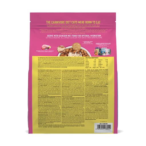 Schesir Born Carnivore Cat Baked Dry Recipe - Chicken with Herring & Salmon (3 Sizes) - Image 3