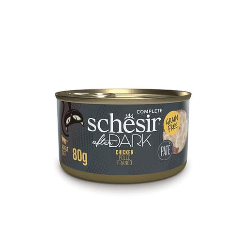 Schesir After Dark Pate Wet Cat Food - Chicken 80g