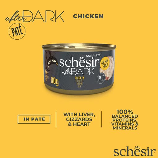 Schesir After Dark Pate Wet Cat Food - Chicken 80g - Image 4