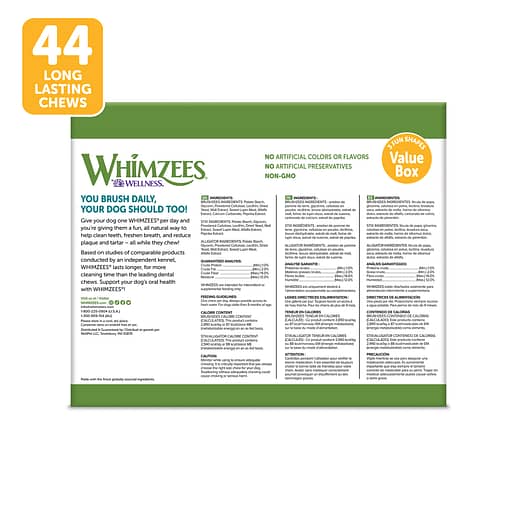 WHIMZEES Dental Chews Variety Value Box Medium (28pc) - Image 3