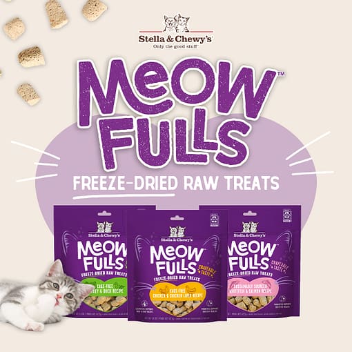 Stella & Chewy's Meowfulls Freeze Dried Cat Treats - Chicken & Chicken Liver Recipe - Image 6