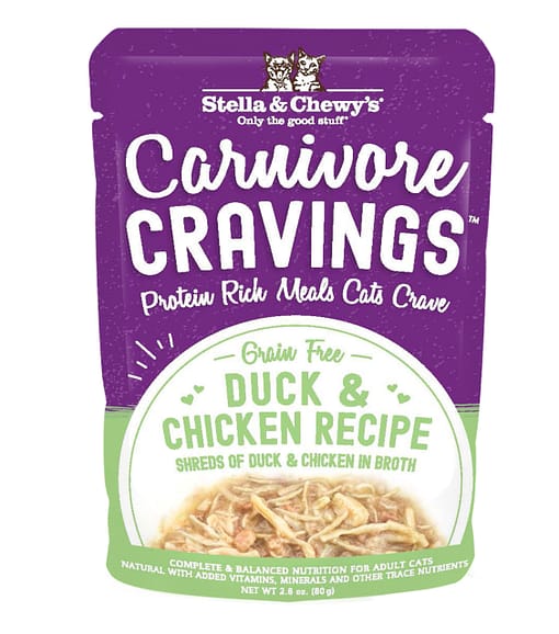 Stella & Chewy's Carnivore Cravings Duck & Chicken Recipe Wet Cat Food 2.8oz