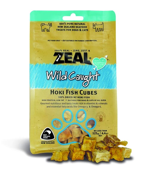 Zeal Free Range Naturals Hoki Fish Cubes for Dogs & Cats