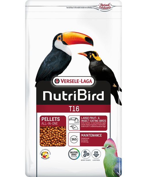 Versele-Laga T16 - Large Fruit&Insect Eating Birds - Maintenance (2 Sizes)