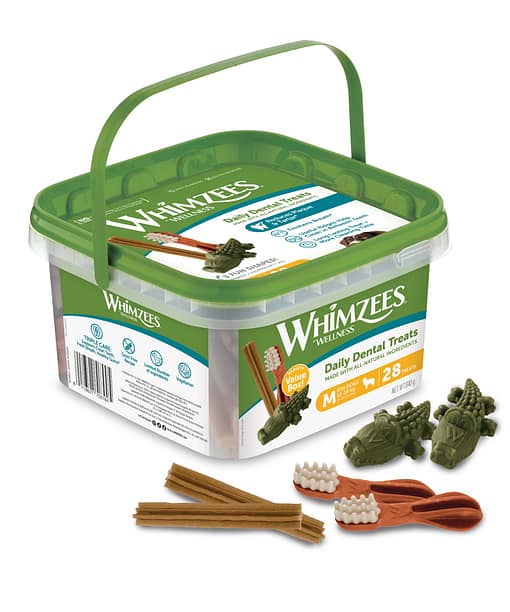 WHIMZEES Dental Chews Variety Value Box Medium (28pc)